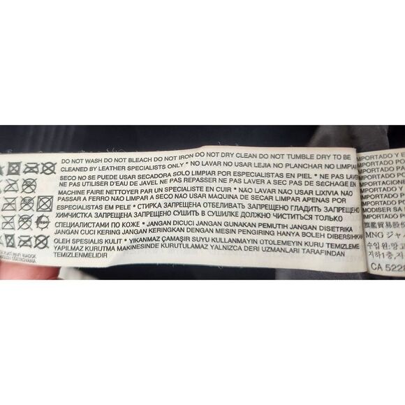 NEW MNG Zippered Suede Mini Skirt, Size Small - Picture 9 of 12